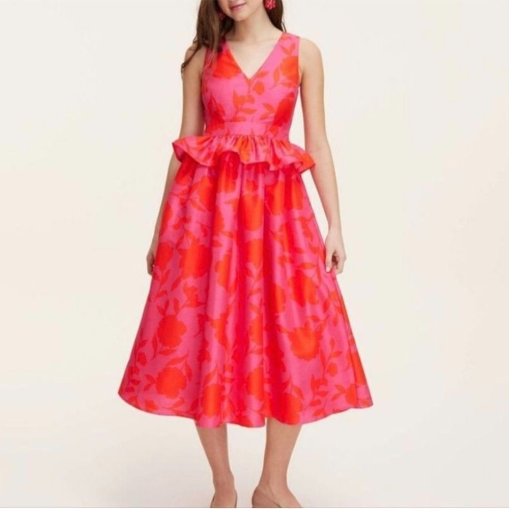 Kate Spade Classic Rose Midi Dress NWT size 10